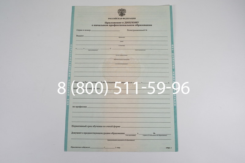 Диплом ПТУ 2014-2026 года в Перми